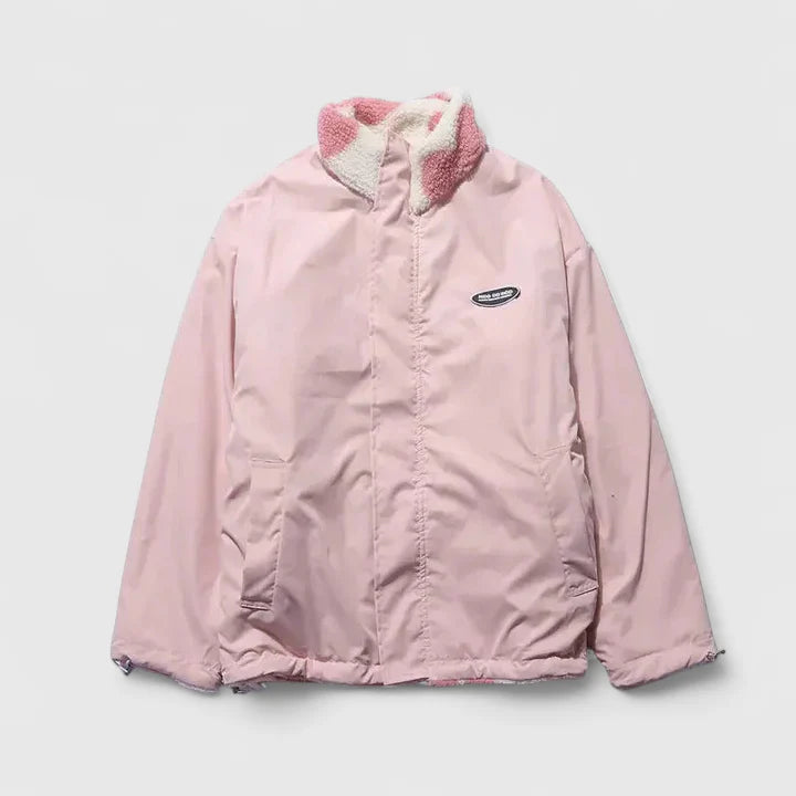 Vea | Flauschige Herz-Fleecejacke