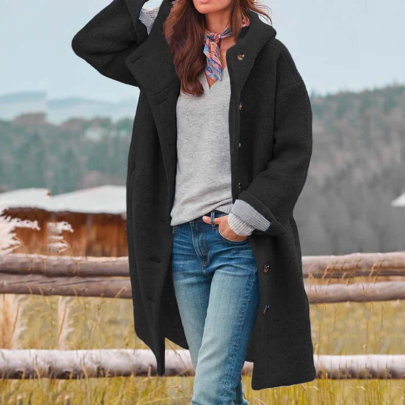 Elegante dicke Winterjacke für Damen