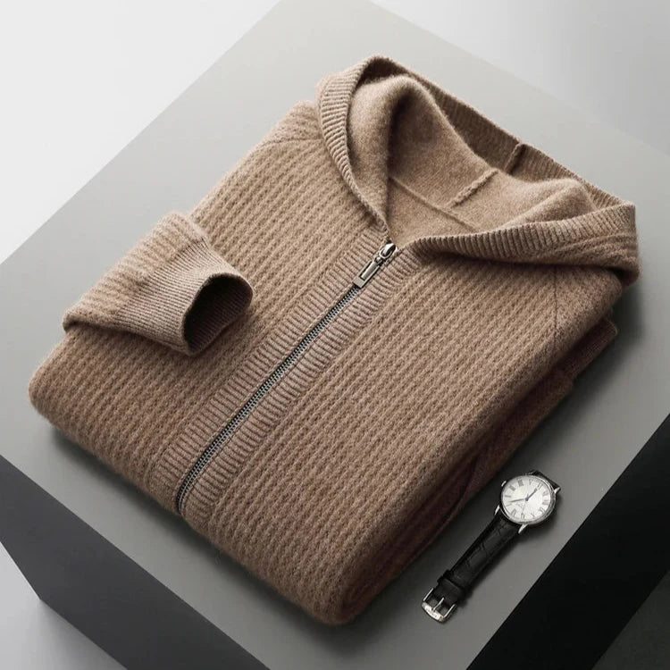Tyrone | Cashmere Zip Hoodie
