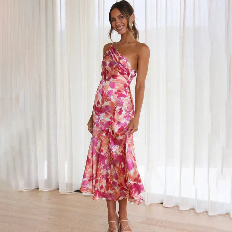 Johanna | Schickes Kleid mit schrägen Schultern