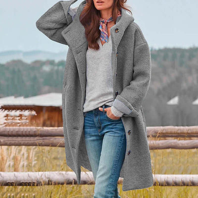 Elegante dicke Winterjacke für Damen