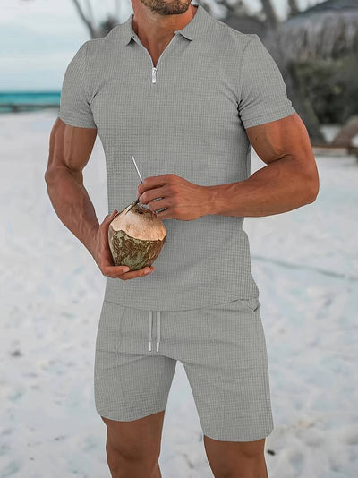 Alwin | Klassisches zweiteiliges Urlaubs-Outfit-Set