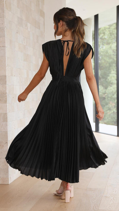 Alexis - Elegantes Plisseekleid