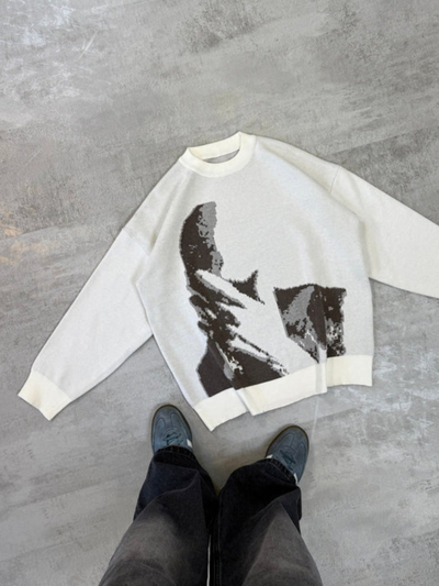 Hidden Visage Knit Sweater