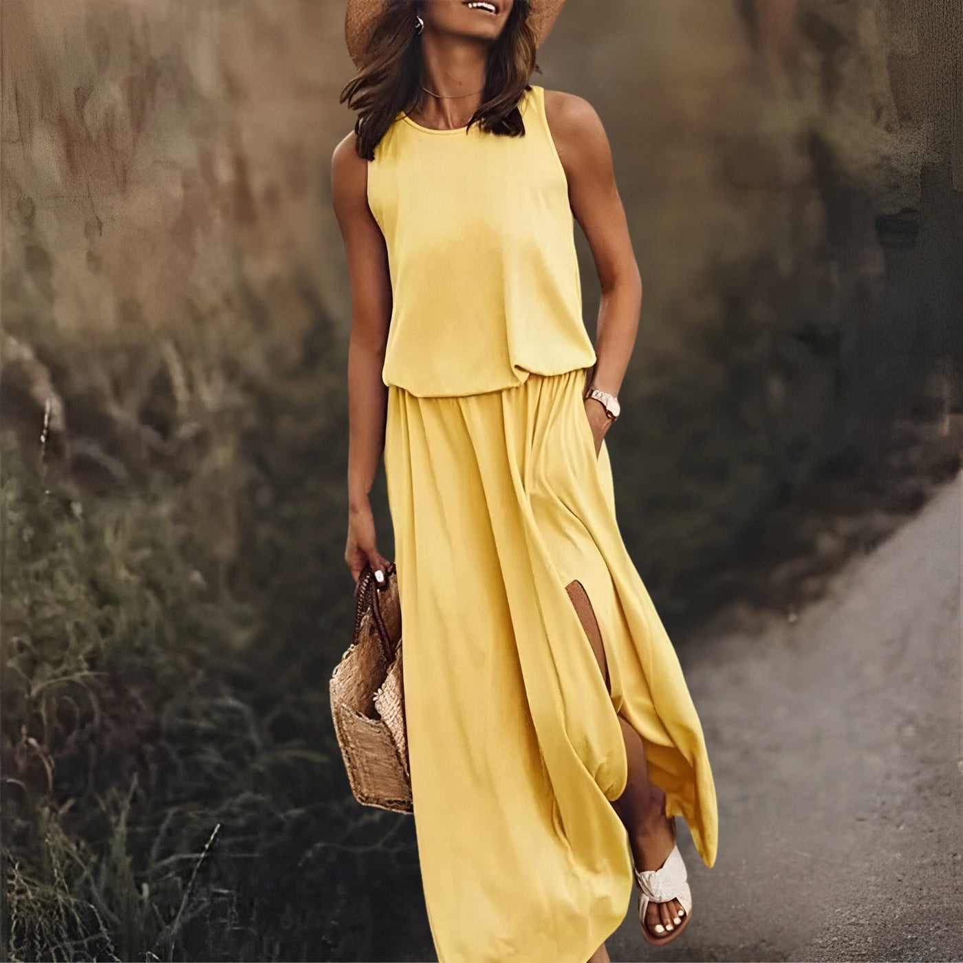 Gretchen | Fließendes, lässiges Maxikleid