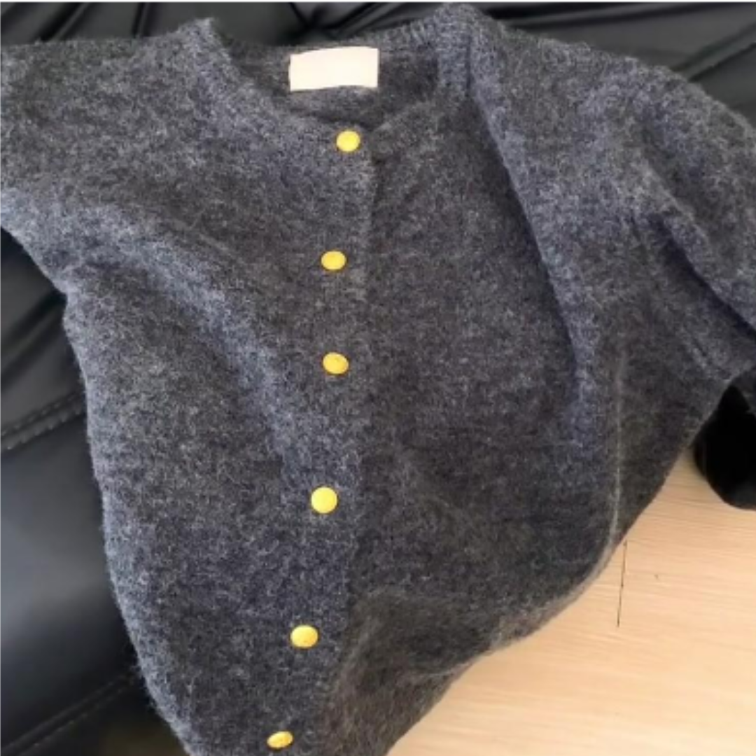 Clementine | Weicher, flauschiger Cardigan