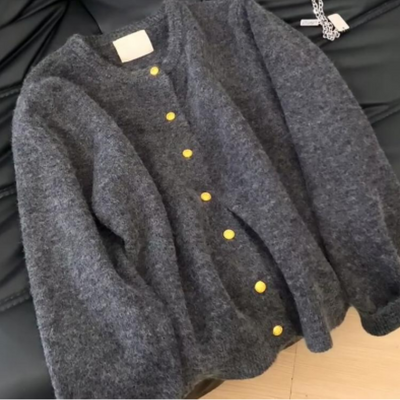Clementine | Weicher, flauschiger Cardigan