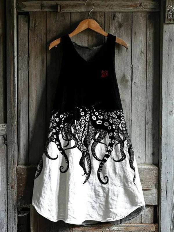 Selene – Octopus Pattern Dress