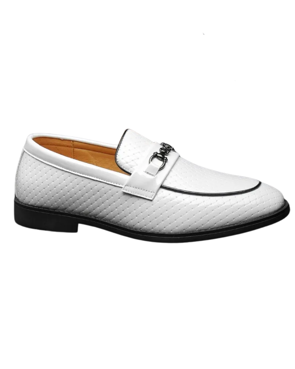 Exklusive Herren-Loafer aus Leder mit Metallschnalle