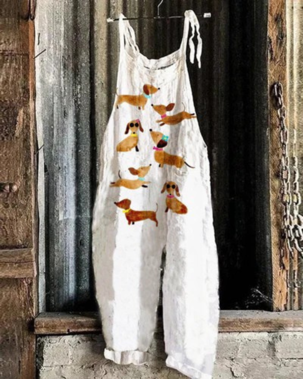 Manon - Vintage-Jumpsuit mit Blumenmuster