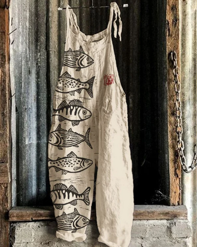 Samantha – Vintage-Jumpsuit mit Blumenmuster