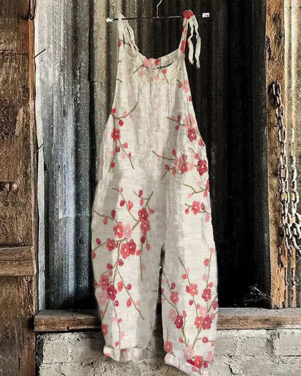 Helene - Vintage-Jumpsuit mit Blumenmuster