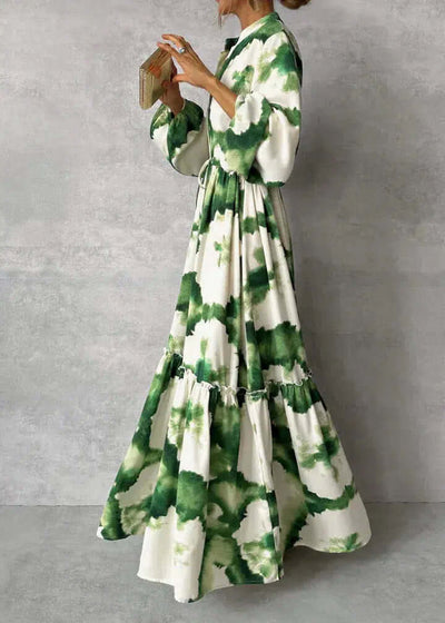 Esmeria | Elegantes grünes Maxikleid