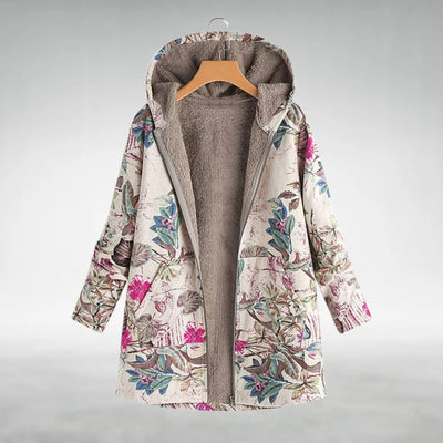 Sofia | Stylische Fleecejacke mit Blumenmuster