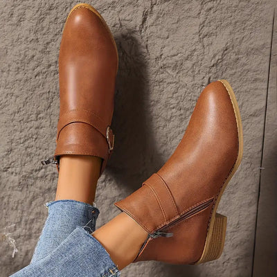 Rutschfeste orthopädische Stiefeletten für Damen