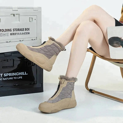 Waterproof, Warm Retro Style Snow Boots