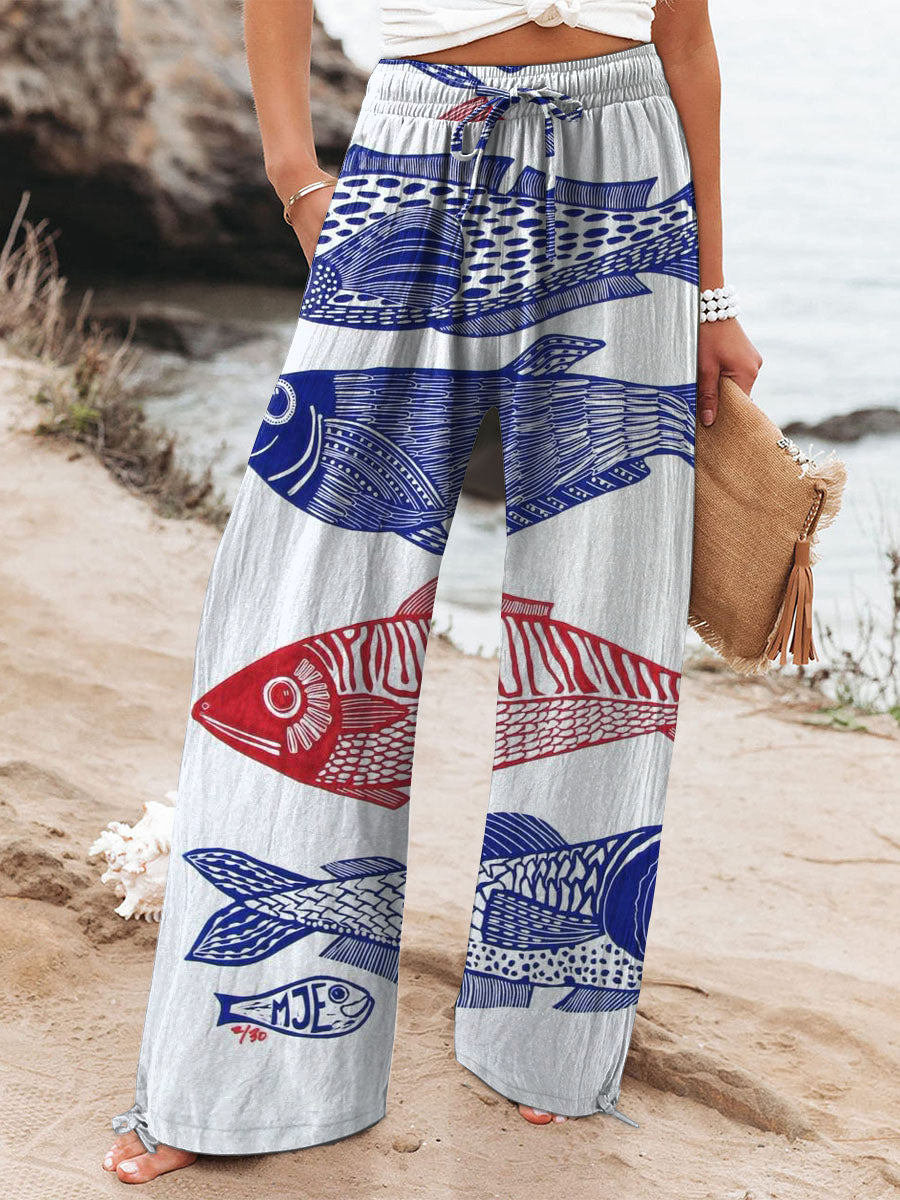 Hanna | Retro-Fischgrätenhose