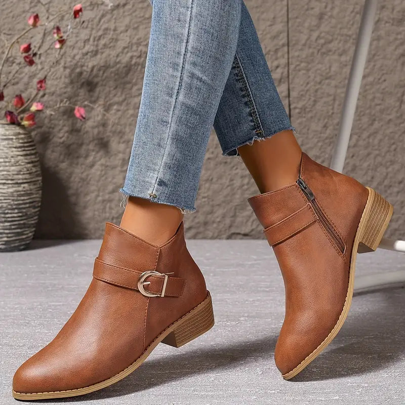 Rutschfeste orthopädische Stiefeletten für Damen