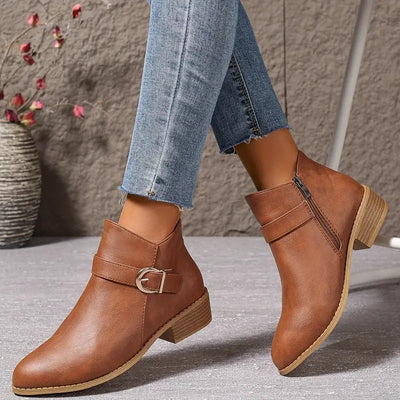 Rutschfeste orthopädische Stiefeletten für Damen