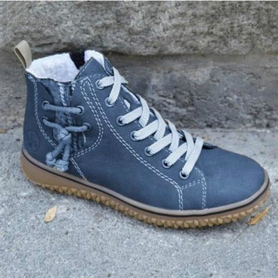 Women's Retro Style Waterproof Orthopedic Ankle Boots