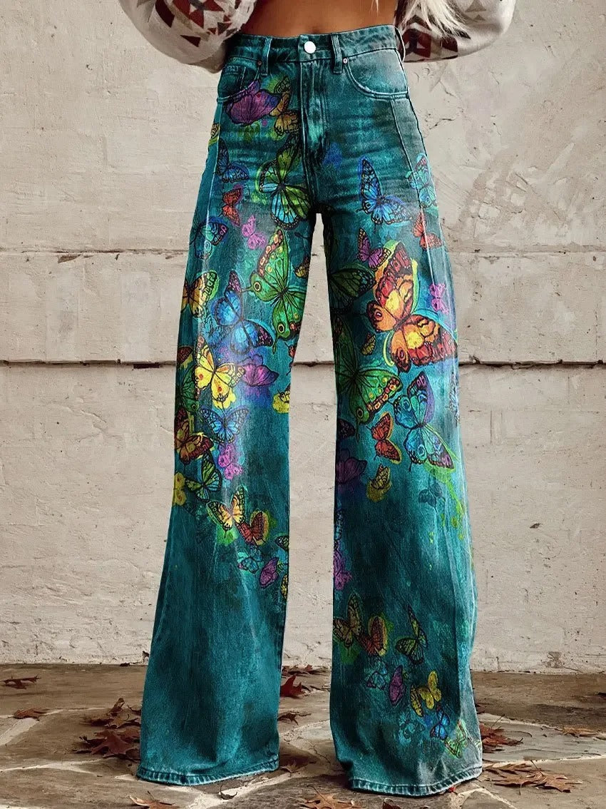 Olivia - High-Waisted Wide-Leg Pants