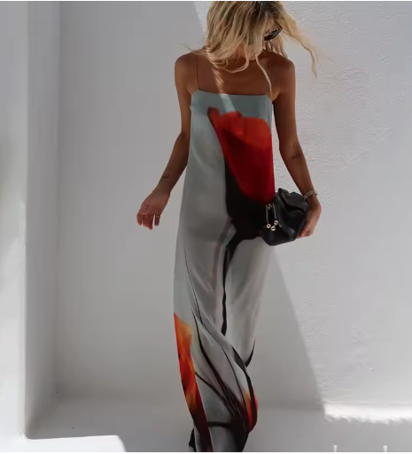 Ingrid | Elegantes Patchwork-Langkleid