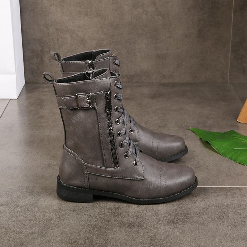 Marie | Damen Schnürstiefel aus Leder