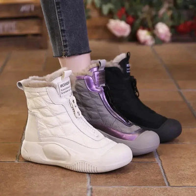 Waterproof, Warm Retro Style Snow Boots