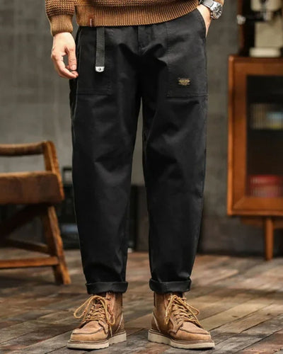 Herren Cargohose mit Taschen im Casual Look