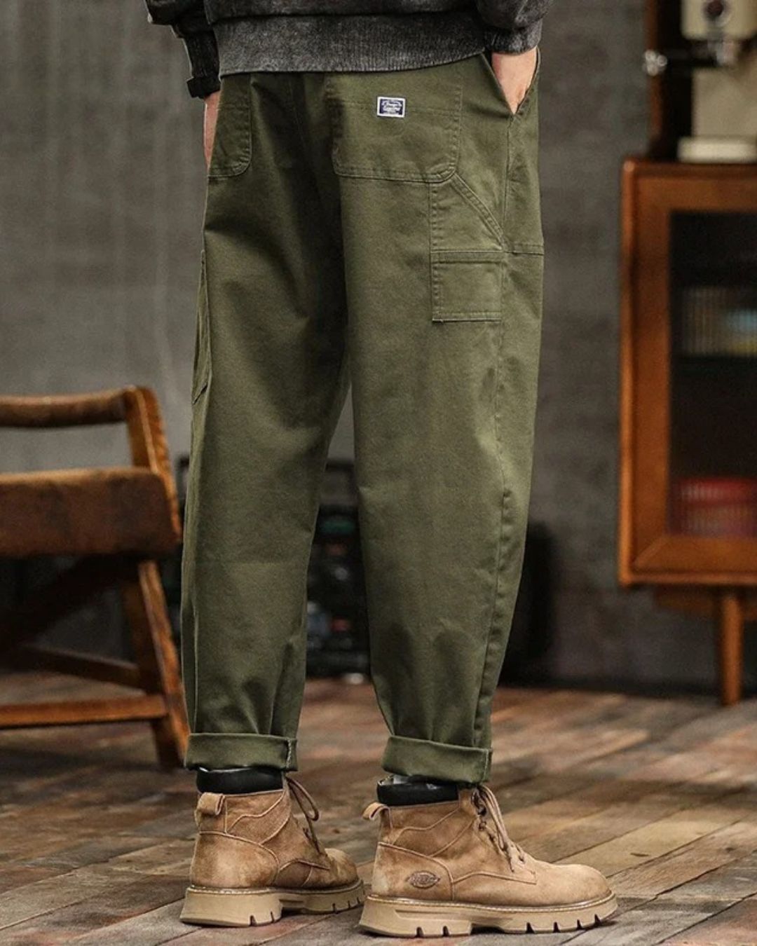 Herren Cargohose mit Taschen im Casual Look