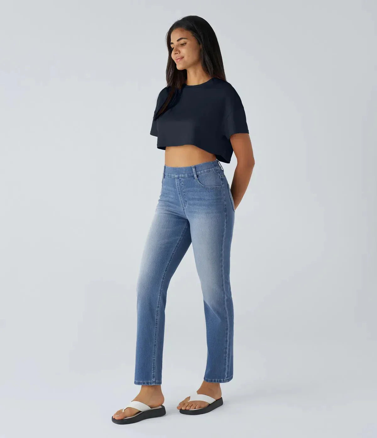 ComfortFit™ – Elastische und bequeme Hose mit hoher Taille 