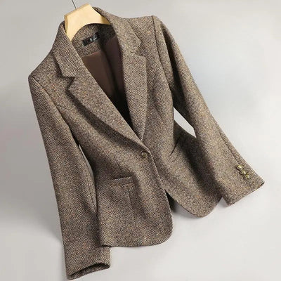 Aubrey | Herringbone Blazer