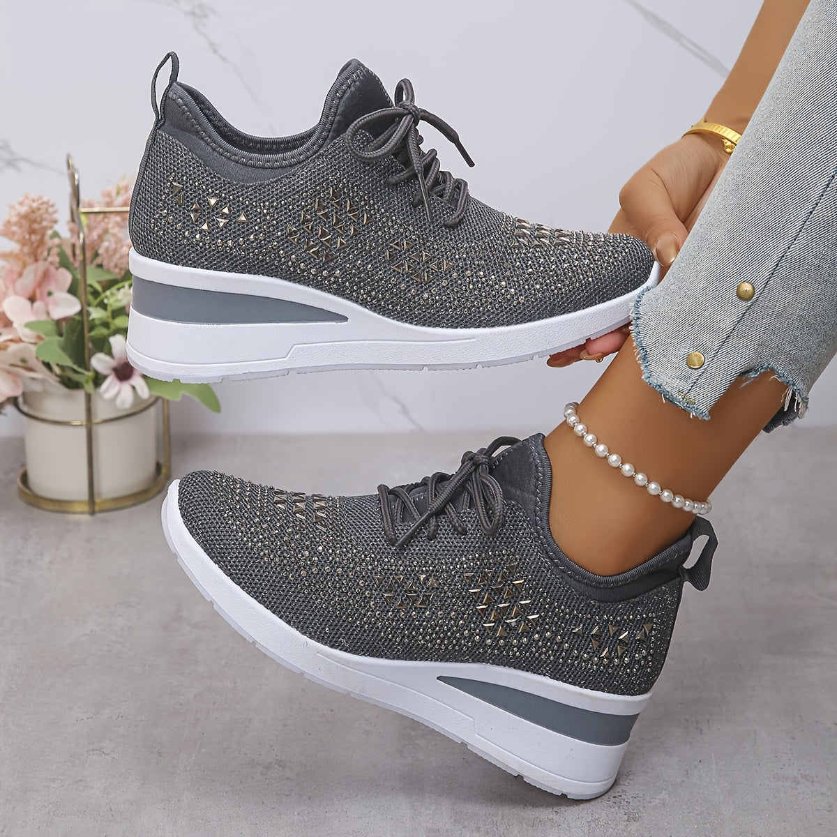 Lässige, modische, atmungsaktive orthopädische Turnschuhe 