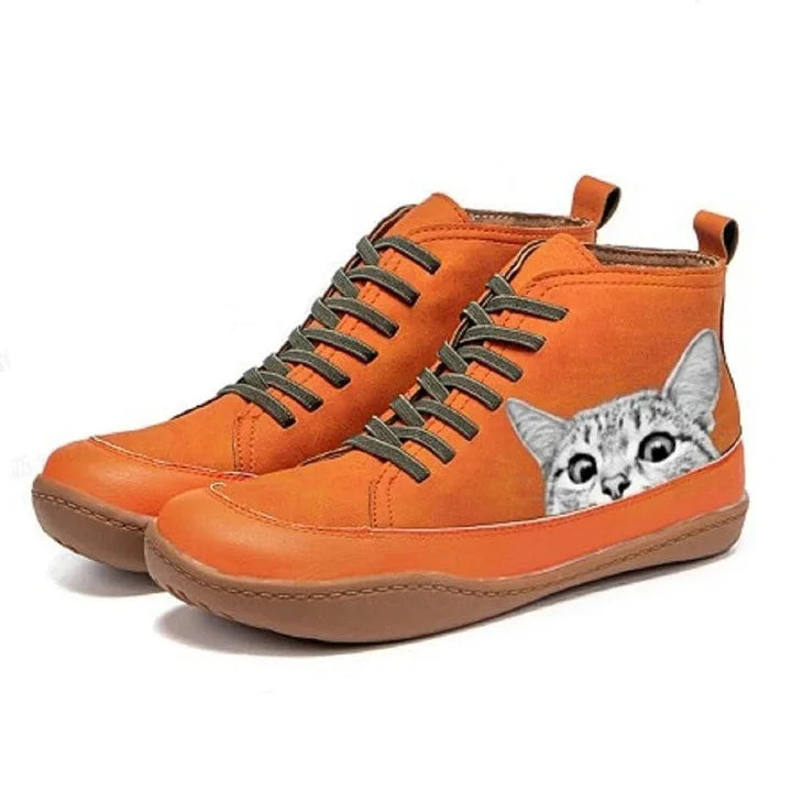 Unisex Shoes Cat Print
