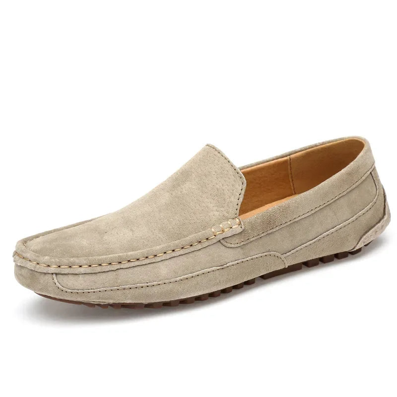 Klassische Mokassin-Loafer aus Wildleder