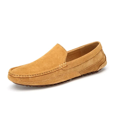 Klassische Mokassin-Loafer aus Wildleder