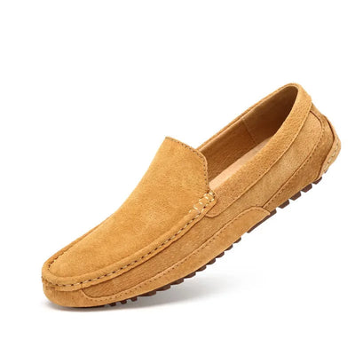 Klassische Mokassin-Loafer aus Wildleder
