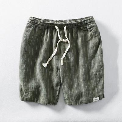 Niven | Gestreifte Shorts mit Kordelzug im Cool Fit