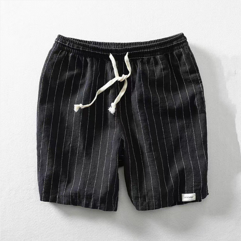 Niven | Gestreifte Shorts mit Kordelzug im Cool Fit