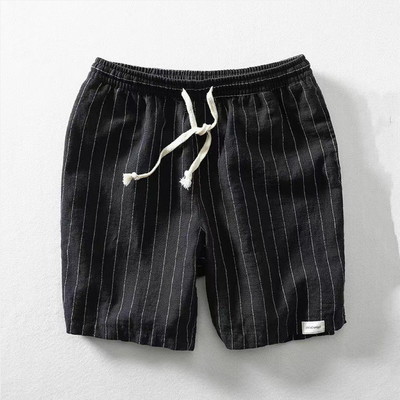 Niven | Gestreifte Shorts mit Kordelzug im Cool Fit