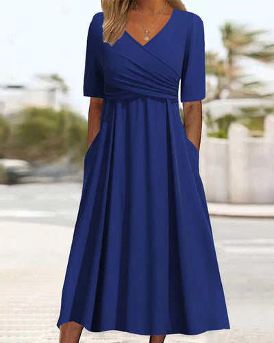 Stella | Schickes plissiertes Sommerkleid