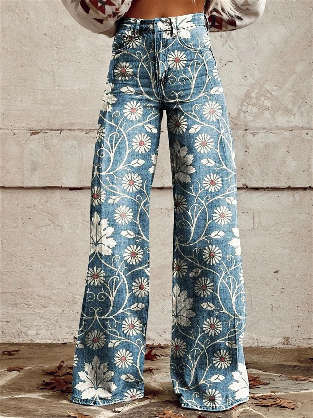 Savannah – Hose mit hoher Taille und weitem Bein