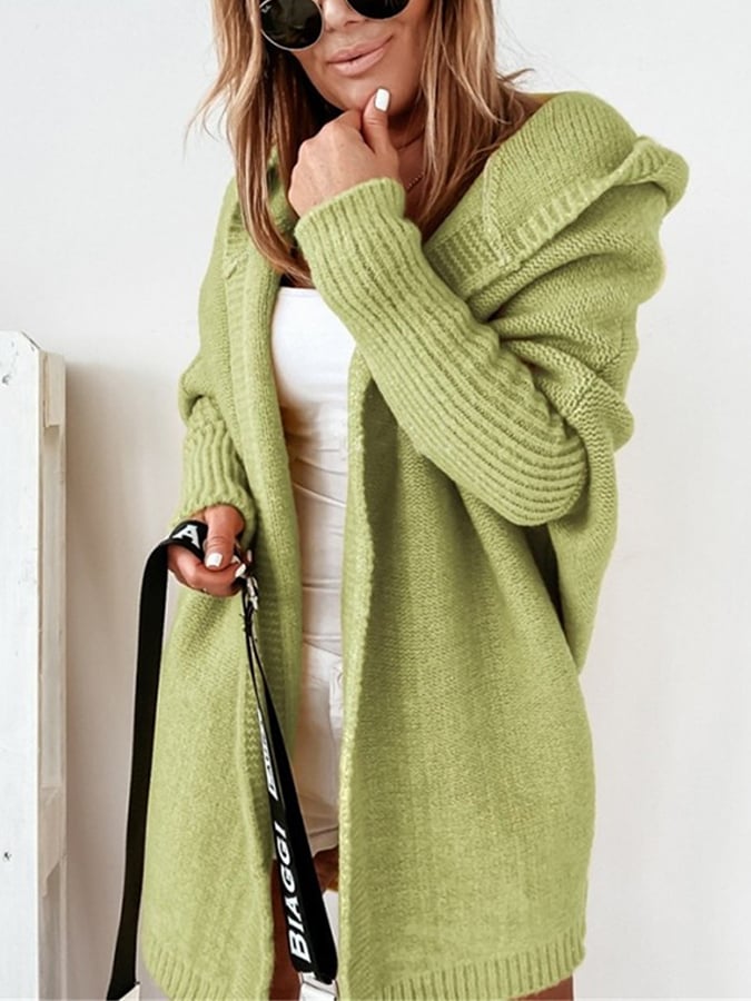 Isalure | Strickjacke mit Kapuze
