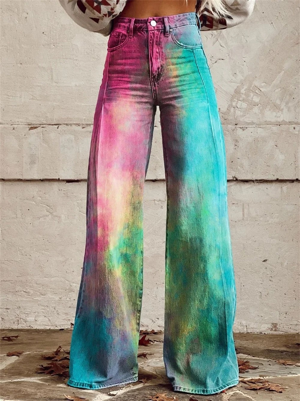 Ellie - High-Waisted Wide Leg Pants