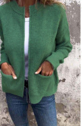 Rose | Strickjacke mit Taschen