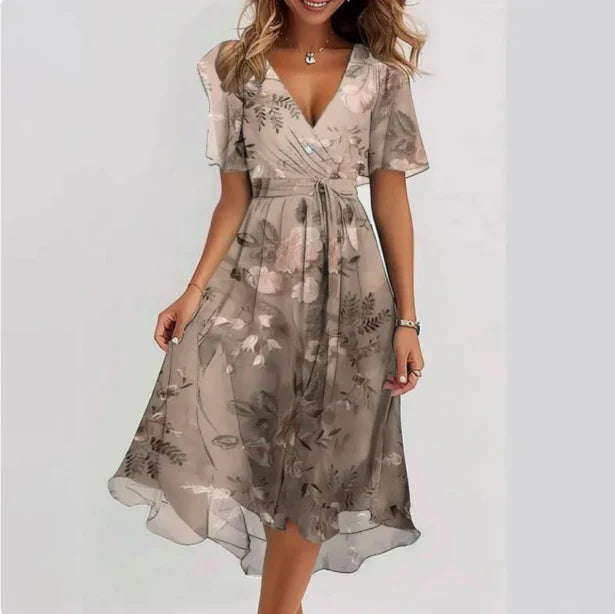 Daria | Schmeichelndes Kleid mit V-Ausschnitt