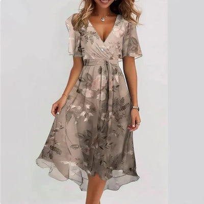 Daria | Schmeichelndes Kleid mit V-Ausschnitt