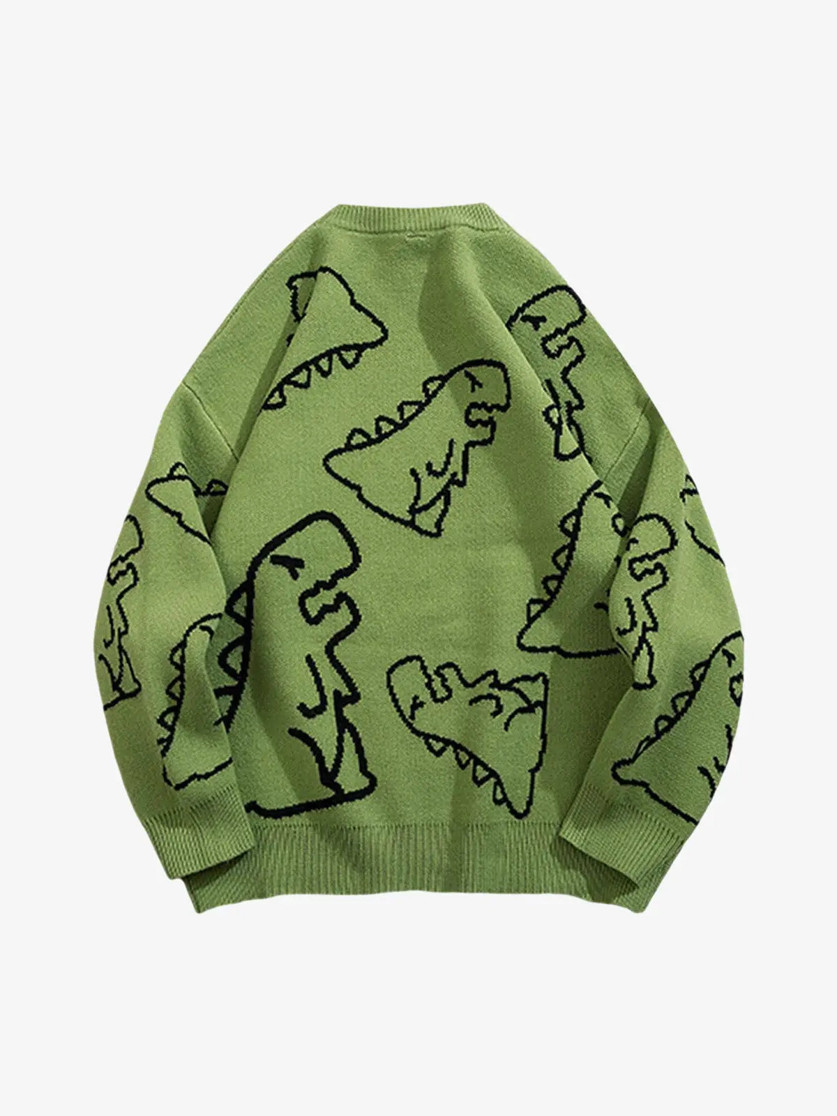 The supermade Cartoon Dinosaur Printed Sweater