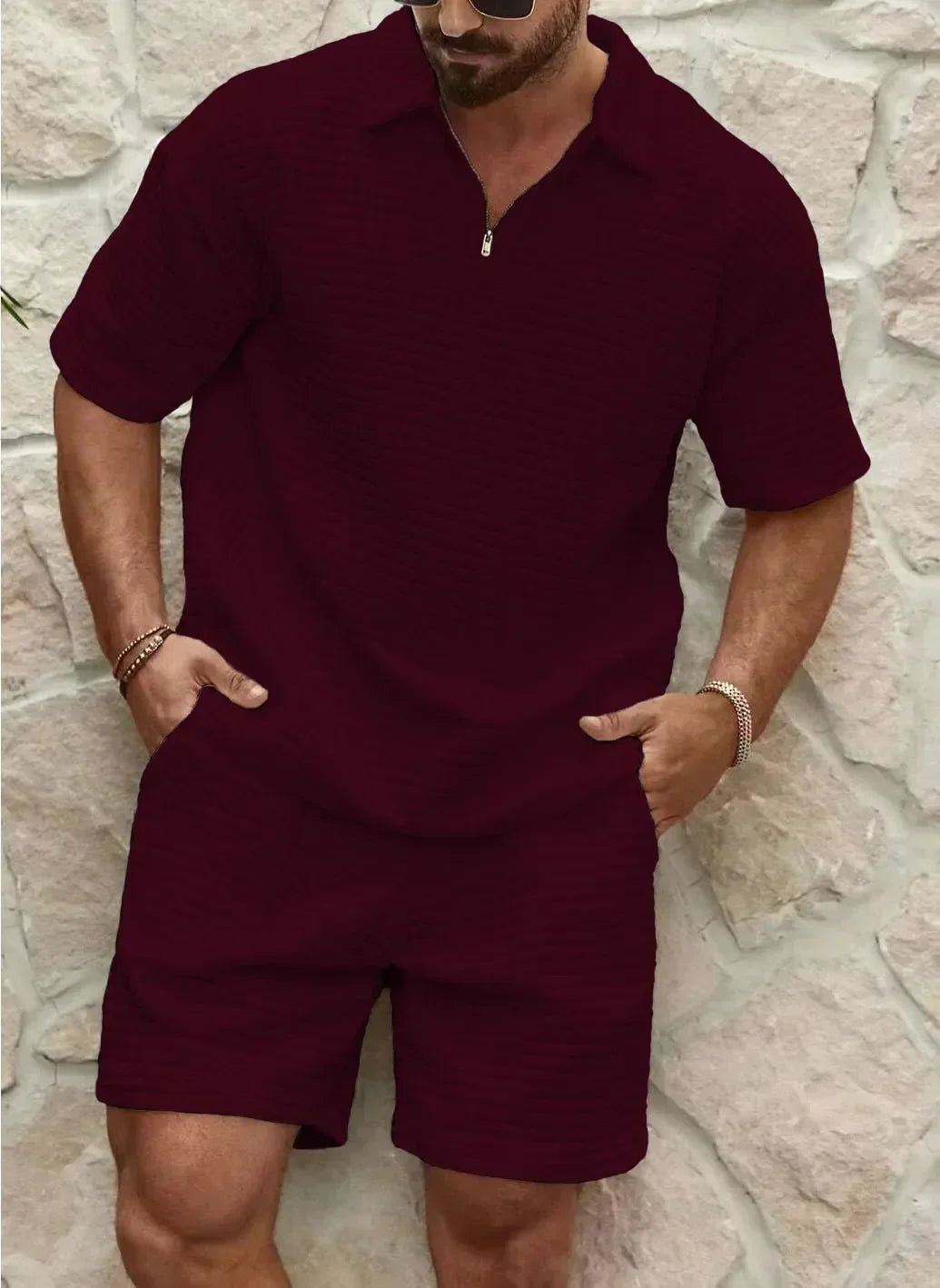 Oswin | Zweiteiliges Sommer-Polo-Set