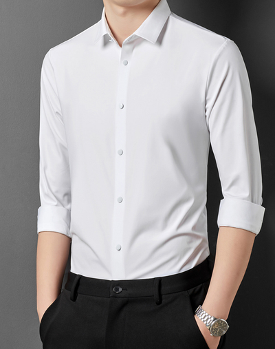 Taro | Knitterfreies Hemd mit Stretch-Passform